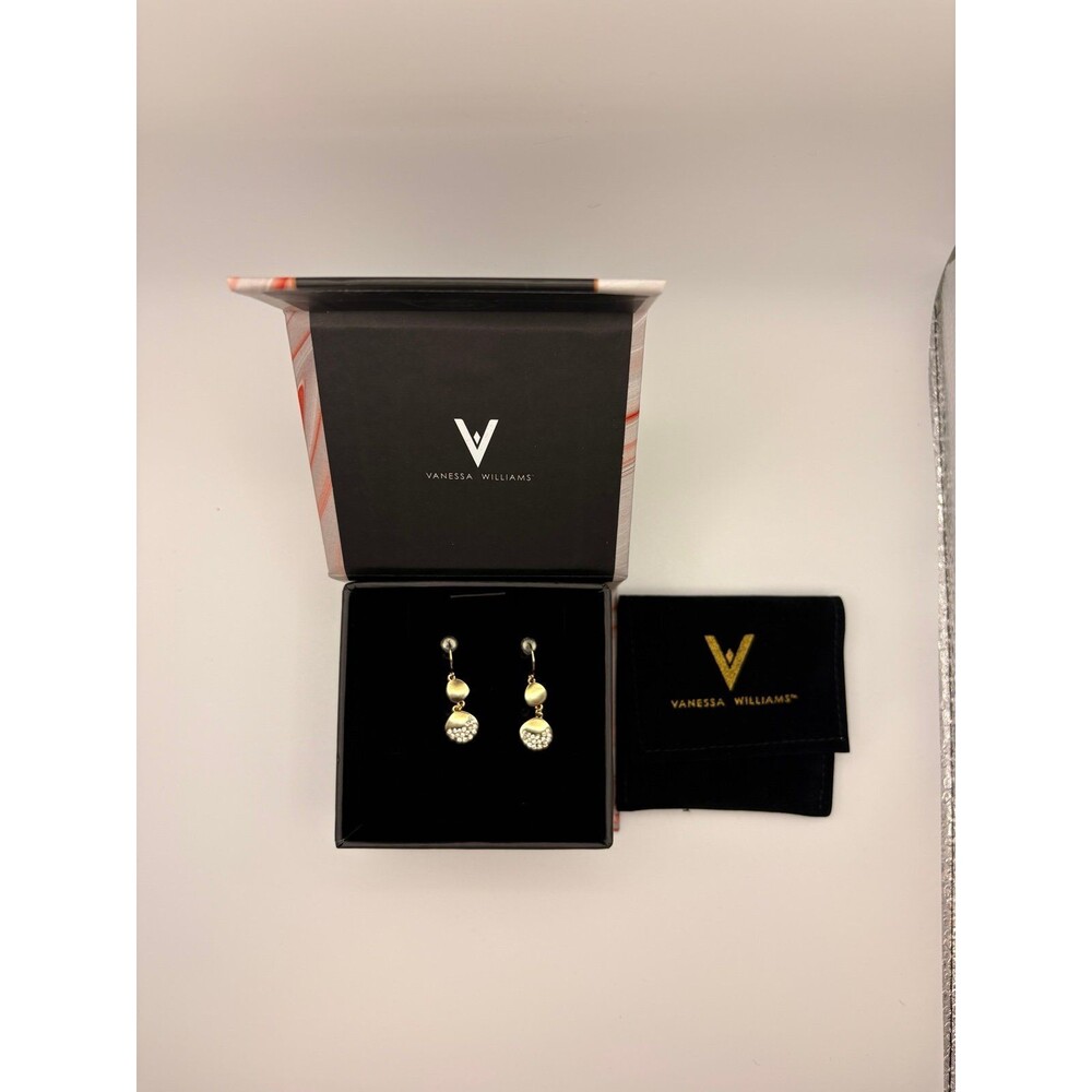 Vanessa Williams earrings Gold & Silver dangle‎ NEW